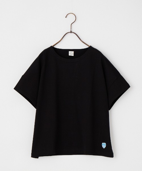ORCIVAL（オーシバル）の「[ORCIVAL/オーシバル] ボートネック ショートスリーブカットソー（Tシャツ/カットソー・レディース・ブラック/グレー系その他/ライトベージュ/ホワイト/グレー系その他2/ブルー系その他・1）」の14枚目の写真