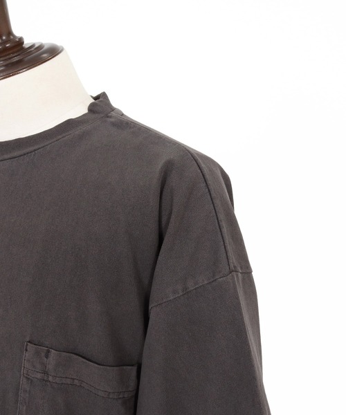 THEOREM(セオレム)の「mt10473- USA Cotton Draw Cord Tee Tシャツ(TRM-6681)(Tシャツ/カットソー・メンズ・スミクロ/グレー・L/M)」の10枚目の写真