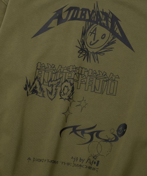 AJOBYAJO（アジョバイアジョ）の「[PBA] AJOLICA Collage Sweatshirt [KHAKI]（スウェット・レディース・その他・LARGE/XL）」の2枚目の写真