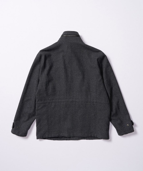 wjk(ダヴルジェイケイ)の「mj11525- milled wool field jacket フィールドジャケット(1880 wo12j)(ブルゾン・メンズ・チャコール/ブラック・S/M/L/XL)」の20枚目の写真