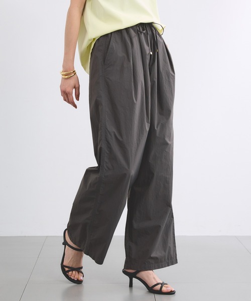 BARNYARDSTORM(バンヤードストーム)の「BARNYARDSTORM / トラベルイージーパンツ【撥水 / JAPAN FABRIC】<セットアップ対応>(その他パンツ・レディース・チャコール/カーキ・1/0)」の19枚目の写真