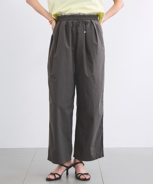 BARNYARDSTORM(バンヤードストーム)の「BARNYARDSTORM / トラベルイージーパンツ【撥水 / JAPAN FABRIC】<セットアップ対応>(その他パンツ・レディース・チャコール/カーキ・1/0)」の15枚目の写真