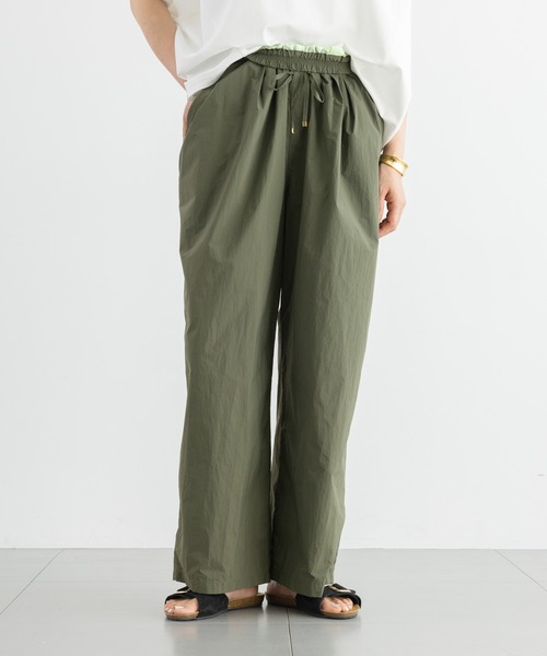BARNYARDSTORM(バンヤードストーム)の「BARNYARDSTORM / トラベルイージーパンツ【撥水 / JAPAN FABRIC】<セットアップ対応>(その他パンツ・レディース・チャコール/カーキ・1/0)」の22枚目の写真