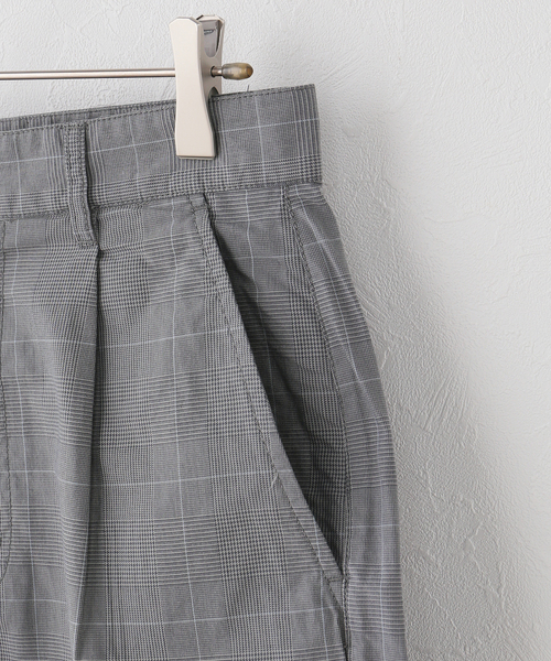 OBEY(オベイ)の「OBEY / オベイ OLIVIA PLAID SHORT(その他パンツ・レディース・グレー・SMALL)」の3枚目の写真