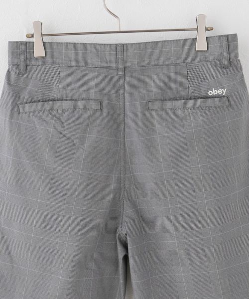 OBEY(オベイ)の「OBEY / オベイ OLIVIA PLAID SHORT(その他パンツ・レディース・グレー・SMALL)」の4枚目の写真