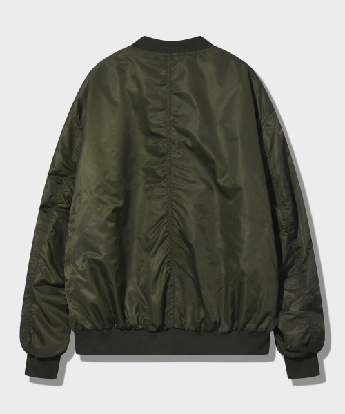 JEEP(ジープ)の「2way MA-1ポケット航空ジャンパー KHAKI (JQ5JPU001KH)(ブルゾン・レディース・その他・LARGE/MEDIUM/X-LARGE/2XL/SMALL)」の4枚目の写真