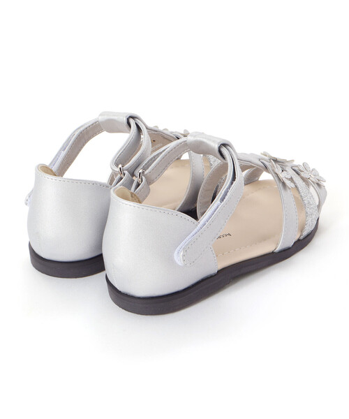 BeBe(ベベ)の「Tストラップフラワーモチーフメッシュサンダル(15~21cm)(サンダル・キッズ・パープル/グレー・21.0cm/16.0cm/17.0cm/15.0cm/19.0cm/18.0cm/20.0cm)」の11枚目の写真