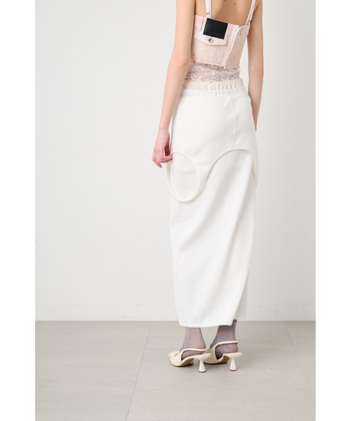 SORIN(ソリン )の「【MADE IN JAPAN 】3 Layeres Long Skirt/3レイヤーロングスカート(スカート・レディース・オフホワイト/グレー・36/38)」の18枚目の写真