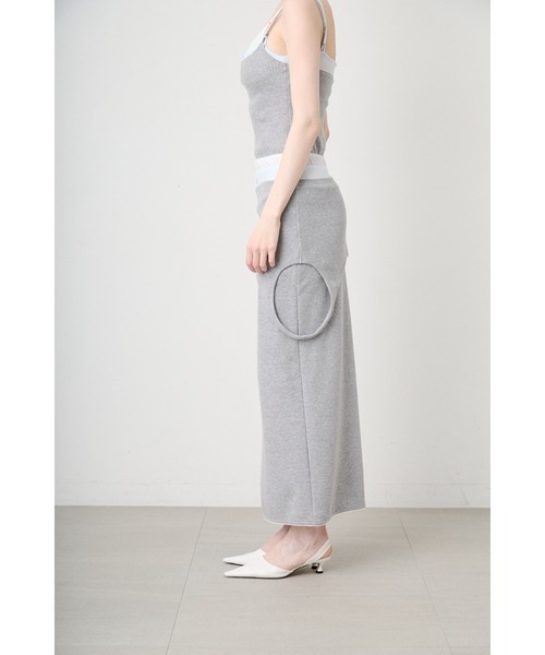 SORIN(ソリン )の「【MADE IN JAPAN 】3 Layeres Long Skirt/3レイヤーロングスカート(スカート・レディース・オフホワイト/グレー・36/38)」の4枚目の写真