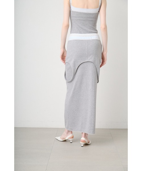 SORIN(ソリン )の「【MADE IN JAPAN 】3 Layeres Long Skirt/3レイヤーロングスカート(スカート・レディース・オフホワイト/グレー・36/38)」の5枚目の写真