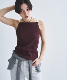 CODE A（コードエー）の「edge line camisole（キャミソール）」