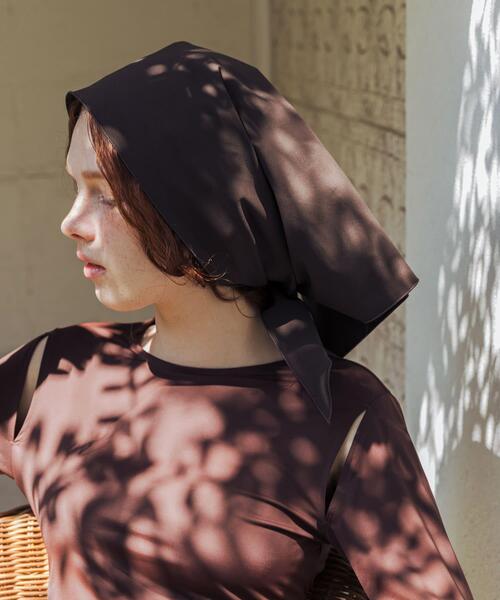 URBAN RESEARCH(アーバンリサーチ)の「『UVカット』Swim URBAN RESEARCH スイム サンカクスカーフ(水着・レディース・ブラック/ブラウン・-)」の8枚目の写真