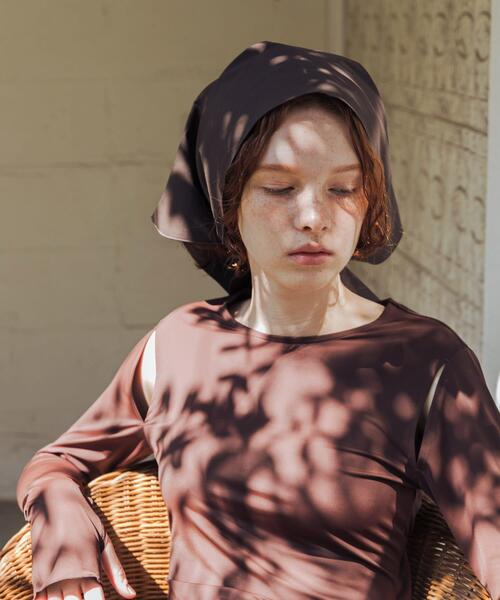 URBAN RESEARCH(アーバンリサーチ)の「『UVカット』Swim URBAN RESEARCH スイム サンカクスカーフ(水着・レディース・ブラック/ブラウン・-)」の9枚目の写真