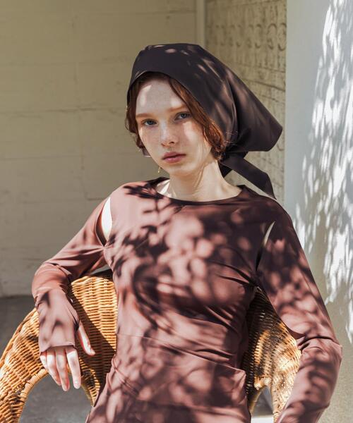 URBAN RESEARCH(アーバンリサーチ)の「『UVカット』Swim URBAN RESEARCH スイム サンカクスカーフ(水着・レディース・ブラック/ブラウン・-)」の10枚目の写真