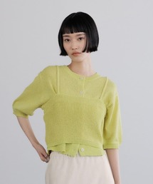 LOWRYS FARM | メランジ2PセットカーディガンSS 678189(Tシャツ/カットソー)