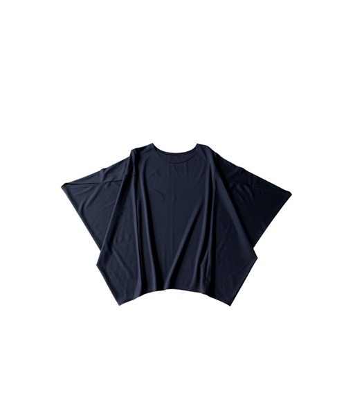 antiqua(アンティカ)の「接触冷感 ドルマン カットソー Tシャツ(Tシャツ/カットソー・レディース・ブラック/ブラウン系その他/アッシュグレー/ネイビー/ホワイト・ONESIZE)」の10枚目の写真