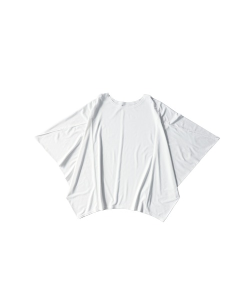 antiqua(アンティカ)の「接触冷感 ドルマン カットソー Tシャツ(Tシャツ/カットソー・レディース・ブラック/ブラウン系その他/アッシュグレー/ネイビー/ホワイト・ONESIZE)」の6枚目の写真
