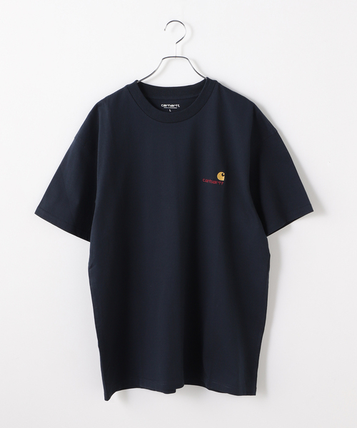 Carhartt WIP（カーハートダブリューアイピー）の「CARHARTT WIP / カーハート ダブリューアイピー S/S AMERICAN SCRIPT T-SHIRT（Tシャツ/カットソー・メンズ・レッド/ホワイト/ネイビー/ブラック・SMALL/LARGE/MEDIUM）」の3枚目の写真