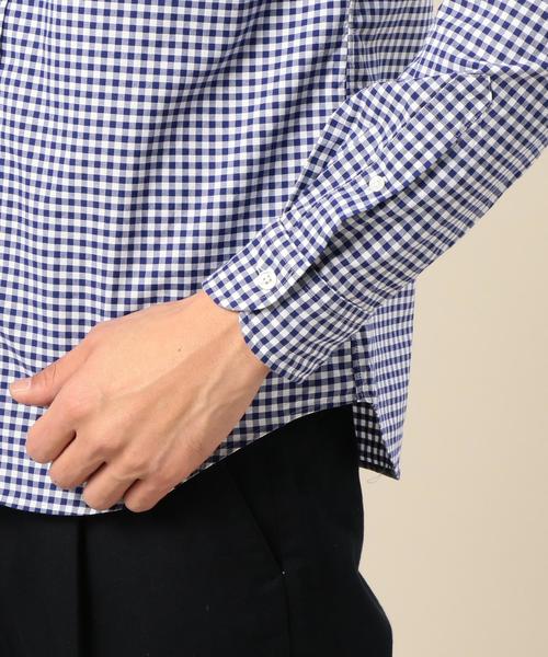 BEAUTY&YOUTH UNITED ARROWS(ビューティーアンドユースユナイテッドアローズ)の「BY オックスフォード ギンガムチェックシャツ◆(シャツ/ブラウス・メンズ・ロイヤルブルー/ブラック・LARGE/SMALL/X-SMALL/X-LARGE/MEDIUM)」の11枚目の写真