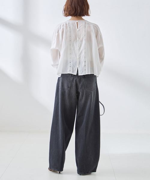 journal standard L'essage(ジャーナルスタンダードレサージュ)の「リバーレース刺繍ブラウス(シャツ/ブラウス・レディース・ホワイト・FREE)」の13枚目の写真