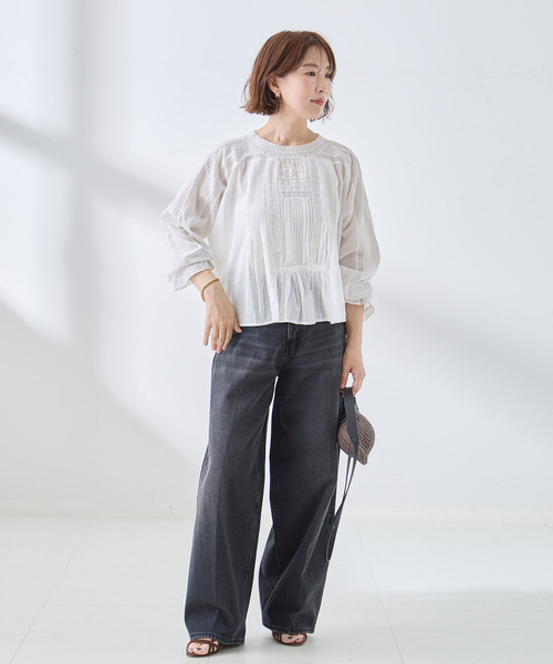 journal standard L'essage(ジャーナルスタンダードレサージュ)の「リバーレース刺繍ブラウス(シャツ/ブラウス・レディース・ホワイト・FREE)」の17枚目の写真