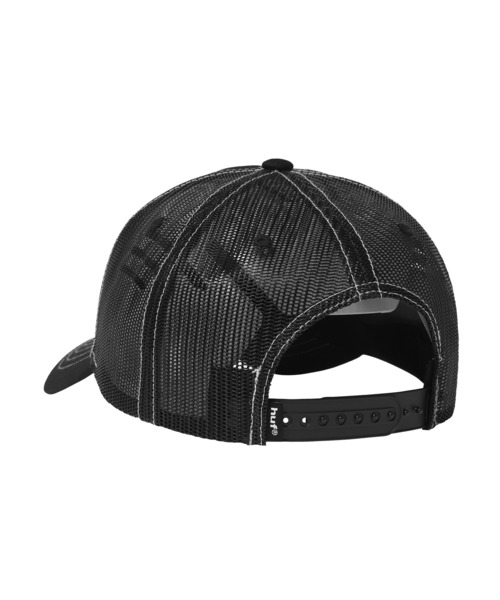 HUF(ハフ)の「URETHANE TRUCKER HAT(キャップ・メンズ・ブラック・O/S)」の4枚目の写真