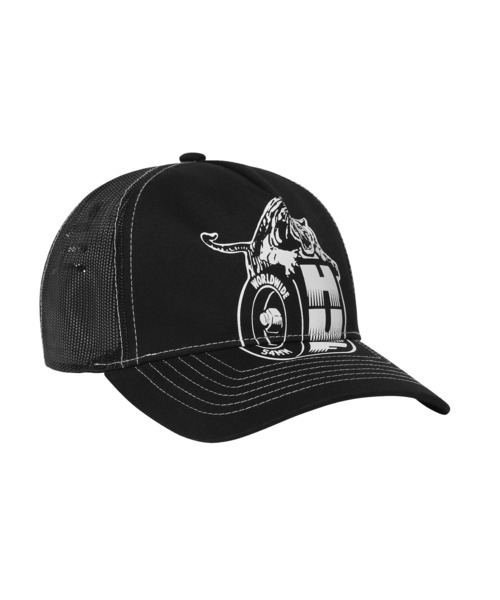 HUF(ハフ)の「URETHANE TRUCKER HAT(キャップ・メンズ・ブラック・O/S)」の2枚目の写真