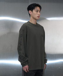 BASIC LOGO LONG SLEEVE TEE (KHAKI GREEN)