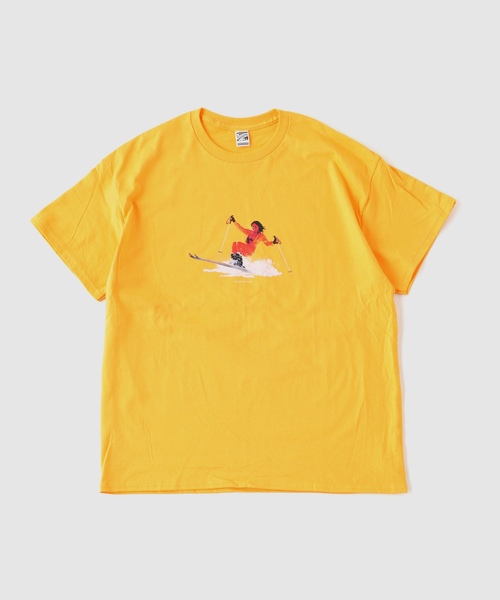 WISM(ウィズム)の「UWILLDIE / ユーウィルダイ SKY CLUB(Tシャツ/カットソー・メンズ・オレンジ・LARGE/MEDIUM)」の1枚目の写真