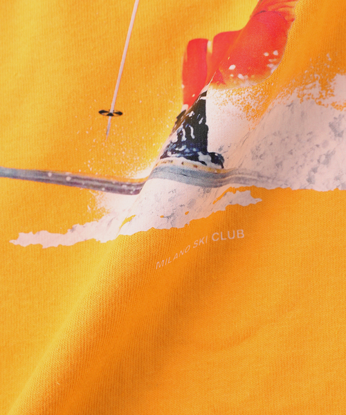 WISM(ウィズム)の「UWILLDIE / ユーウィルダイ SKY CLUB(Tシャツ/カットソー・メンズ・オレンジ・LARGE/MEDIUM)」の3枚目の写真