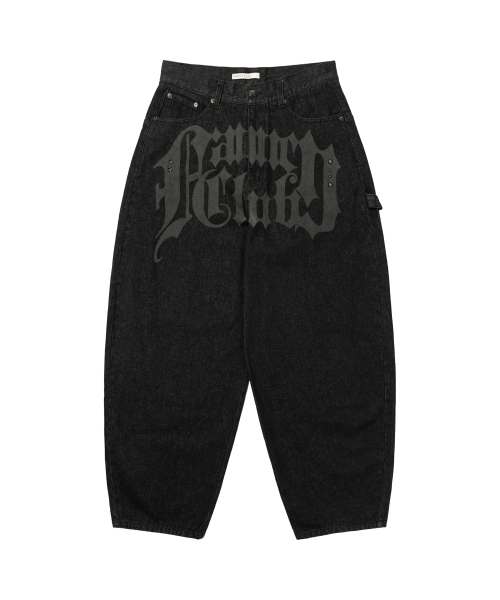 FANCY CLUB(ファンシークラブ)の「トゥースジャム ワイドデニムパンツ (ブラック) F26QD150(デニムパンツ・レディース・その他・1/2)」の6枚目の写真