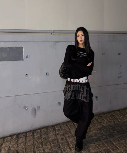 FANCY CLUB(ファンシークラブ)の「トゥースジャム ワイドデニムパンツ (ブラック) F26QD150(デニムパンツ・レディース・その他・1/2)」の15枚目の写真