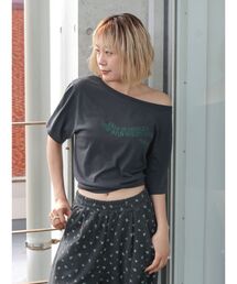 Ungrid | UV機能ワンショルロゴコンパクトTee(Tシャツ/カットソー)