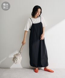 撥水加工キャミワンピース