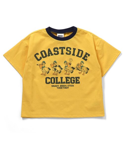 BREEZE(ブリーズ)の「【UVカット/水陸両用】ラッシュ半袖Tシャツ(Tシャツ/カットソー・キッズ・イエロー/チャコール/サックスブルー/オフホワイト/グリーン/オレンジ・120/110/100/80/130/90/140)」の5枚目の写真