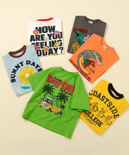 BREEZE(ブリーズ)の「【UVカット/水陸両用】ラッシュ半袖Tシャツ(Tシャツ/カットソー・キッズ・イエロー/チャコール/サックスブルー/オフホワイト/グリーン/オレンジ・120/110/100/80/130/90/140)」の10枚目の写真