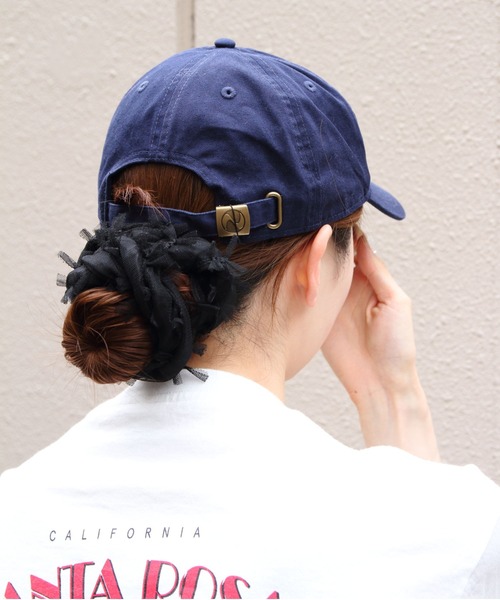 THE SHINZONE（ザ　シンゾーン）の「THE SHINZONE/シンゾーン　チョコチップクッキー・ピーナッツバターサンドウィッチキャップ　CHOCO・PEANUT CAP　26MMSIT12・13（キャップ・レディース・ブラウン/ネイビー・FREE）」の4枚目の写真