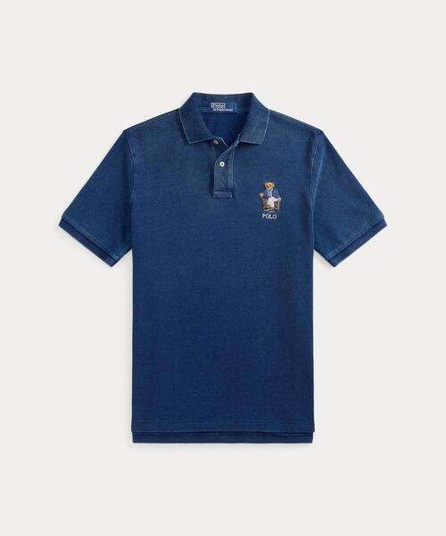 POLO RALPH LAUREN(ポロ ラルフ ローレン)の「クラシック フィット Polo ベア メッシュ ポロシャツ(ポロシャツ・メンズ・ネイビー系1・L/M/S/XS/XL/XXL)」の2枚目の写真