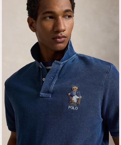 POLO RALPH LAUREN(ポロ ラルフ ローレン)の「クラシック フィット Polo ベア メッシュ ポロシャツ(ポロシャツ・メンズ・ネイビー系1・L/M/S/XS/XL/XXL)」の5枚目の写真