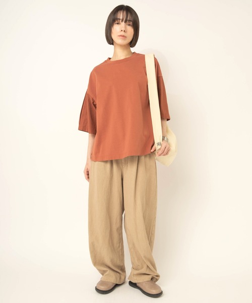 RNA-N(アールエヌエーエヌ)の「R4492 綿麻サニードライソフトバレルパンツ(その他パンツ・レディース・ベージュ/スミクロ/ブラック・FREE)」の22枚目の写真