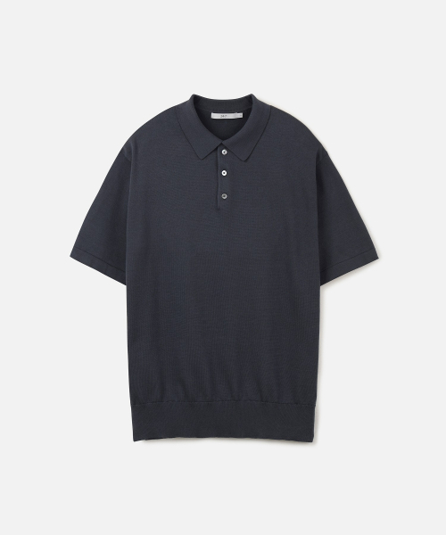 247SERIES(247シリーズ)の「スーピマコットンカラー ハーフニット BLUE(ニット/セーター・メンズ・ブルー・SMALL/X-SMALL/MEDIUM/LARGE/X-LARGE)」の1枚目の写真