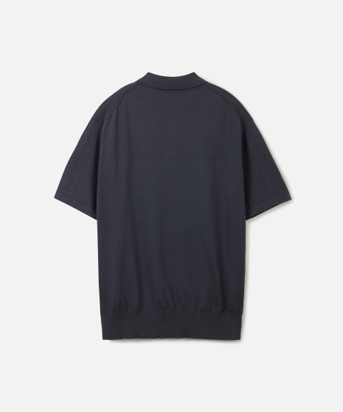 247SERIES(247シリーズ)の「スーピマコットンカラー ハーフニット BLUE(ニット/セーター・メンズ・ブルー・SMALL/X-SMALL/MEDIUM/LARGE/X-LARGE)」の2枚目の写真