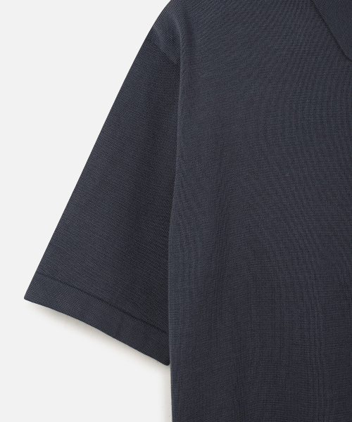 247SERIES(247シリーズ)の「スーピマコットンカラー ハーフニット BLUE(ニット/セーター・メンズ・ブルー・SMALL/X-SMALL/MEDIUM/LARGE/X-LARGE)」の4枚目の写真