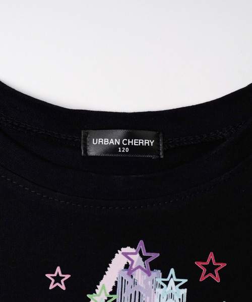 URBAN CHERRY（アーバンチェリー）の「ポップスターロゴプリントクロップドトップス（Tシャツ/カットソー・キッズ・ホワイト/ブラック・160cm/150cm/140cm/130cm/120cm/110cm）」の14枚目の写真