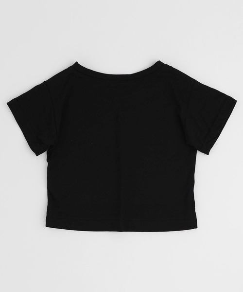 URBAN CHERRY（アーバンチェリー）の「ポップスターロゴプリントクロップドトップス（Tシャツ/カットソー・キッズ・ホワイト/ブラック・160cm/150cm/140cm/130cm/120cm/110cm）」の12枚目の写真