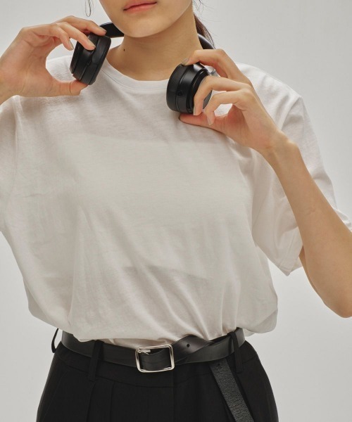 TODAYFUL(トゥデイフル)の「Basic Smooth T-shirts(Tシャツ/カットソー・レディース・ホワイト・FREE)」の1枚目の写真