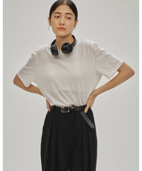 TODAYFUL(トゥデイフル)の「Basic Smooth T-shirts(Tシャツ/カットソー・レディース・ホワイト・FREE)」の2枚目の写真