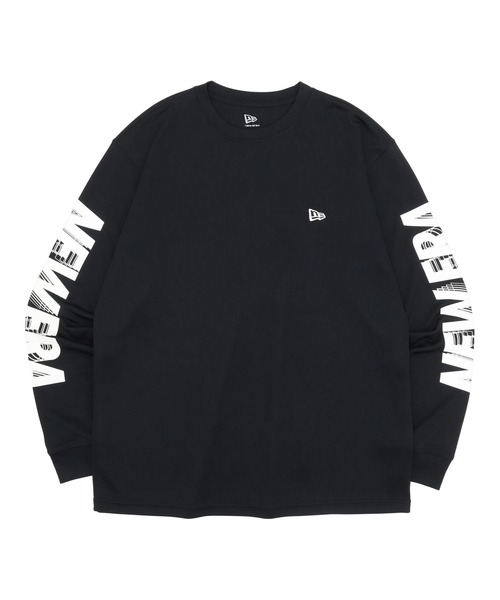 NEW ERA(ニューエラ)の「ニューエラ パフォーマンスアパレル 長袖TシャツロンT 袖ロゴ(Tシャツ/カットソー・メンズ・ブラック・XL/L/M/S/XXL)」の5枚目の写真