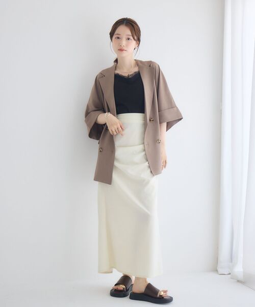 RETRO GIRL（レトロガール）の「【48H限定価格】レースドッキングカップ付キャミ（キャミソール・レディース・ブラック/オフホワイト・FREE）」の7枚目の写真