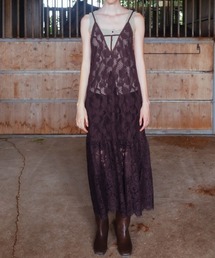 Lace Switching Dress